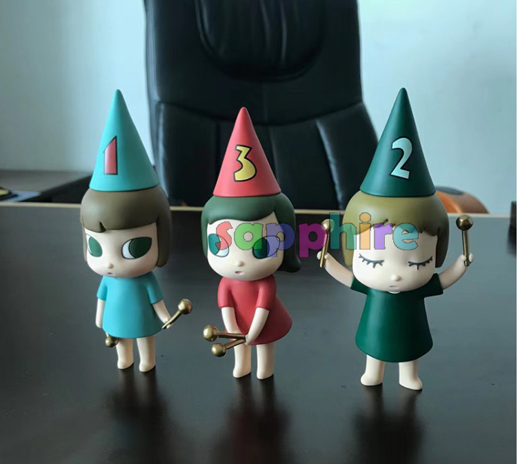 Yoshitomo Nara Drummer Dolls Home Decor Ornaments Figures Toy Collection