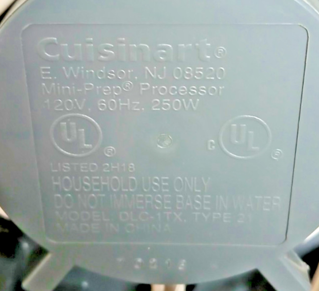 Cuisinart DLC-1TX Mini Prep Food Processor Motor Base Only