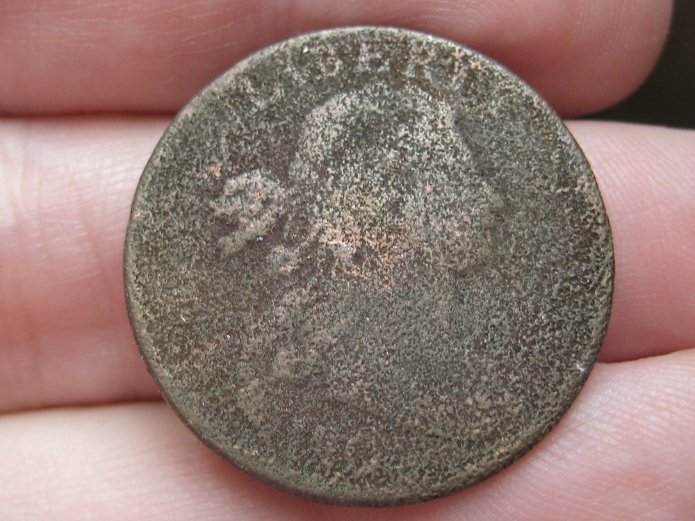 1800-1807 Draped Bust Large Cent Penny- Stemless