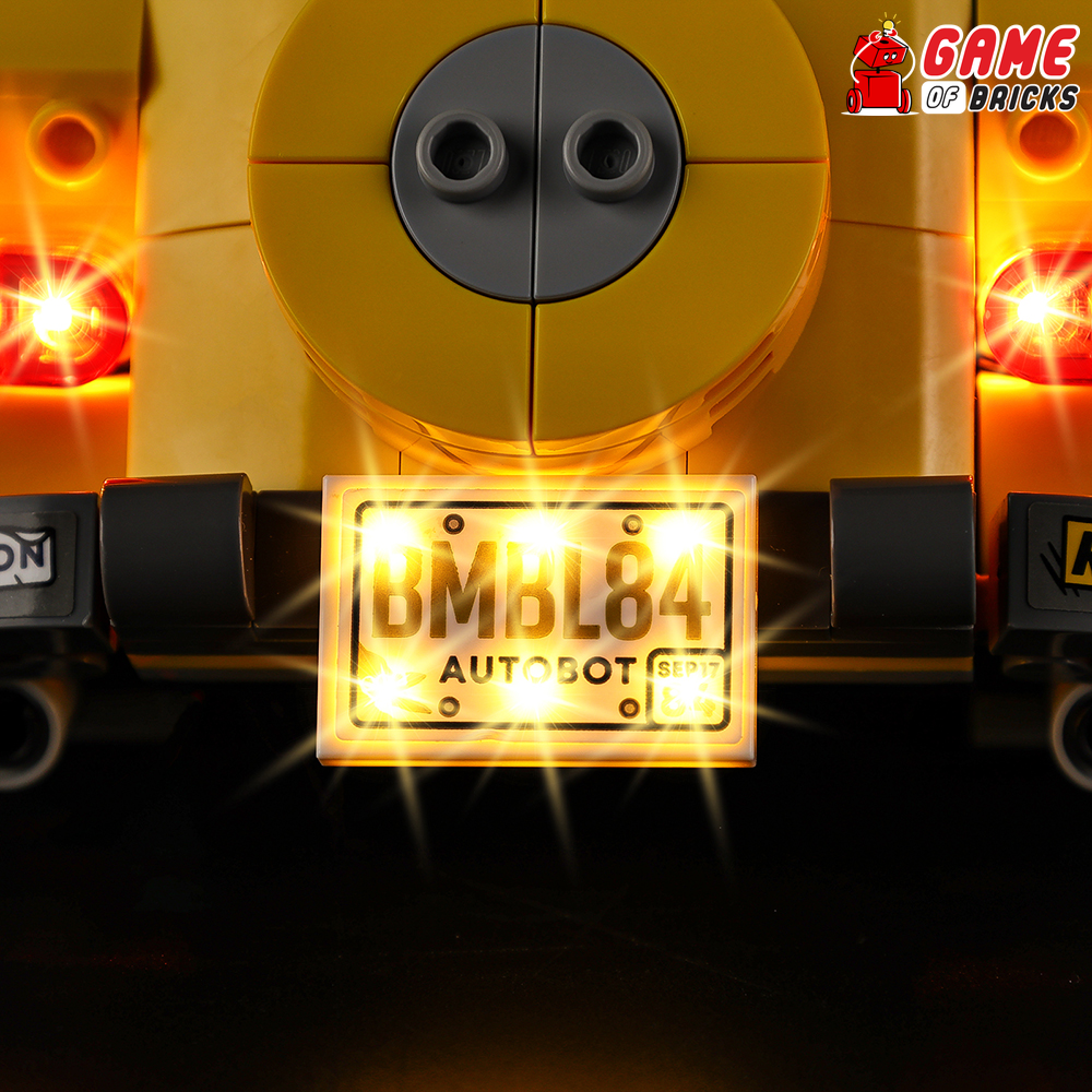 LED Light Kit for Bumblebee - Compatible with LEGO® 10338 set