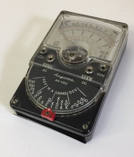 Vtg Argonne Test Meter AR-660 Some Cracks Untested