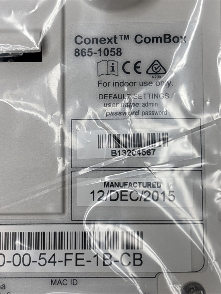Schneider Electric 865-1058 Context Communications ComBox