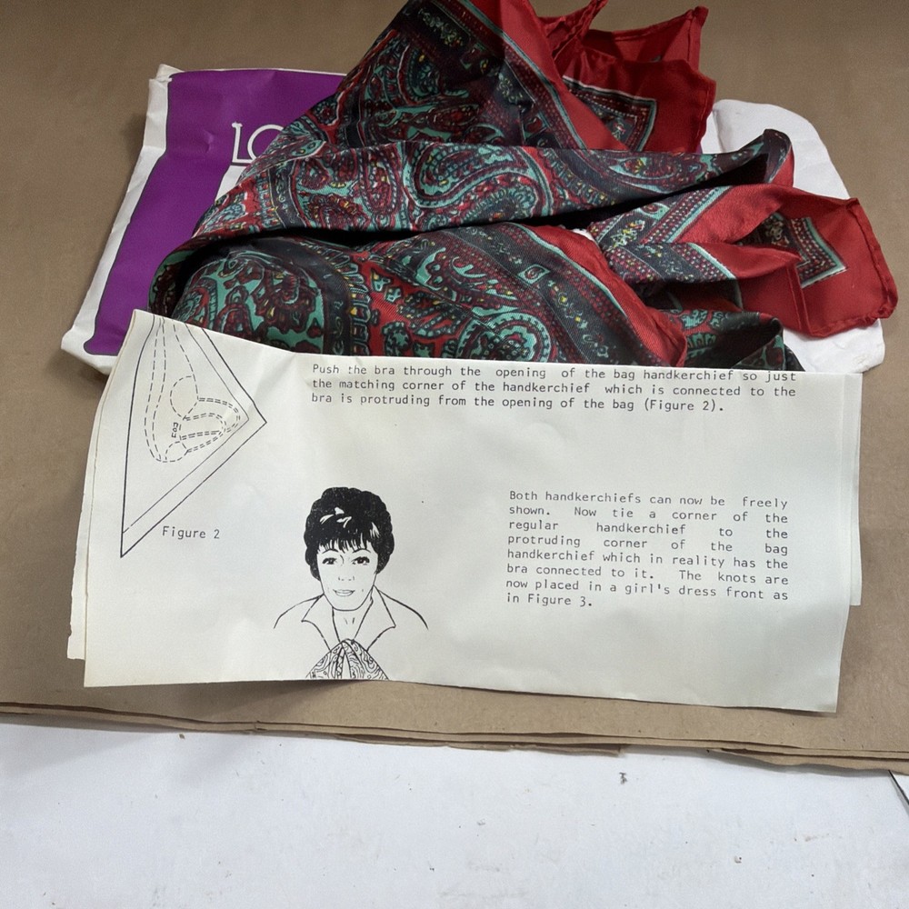 Baffling Bra - A Bra Appear Between Two Tied Silks!