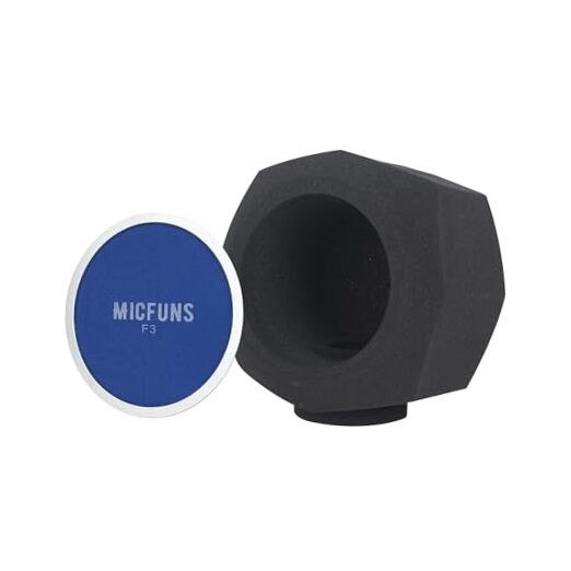 Studio Microphone windscreen F3 Microphone Wind Shield Pop Filter for 1.77 blue