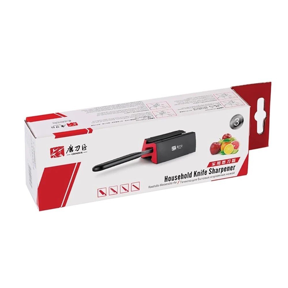 Household Knife Sharpener 600#/1000# Double-Sided Diamond Sharpening Stone Tools