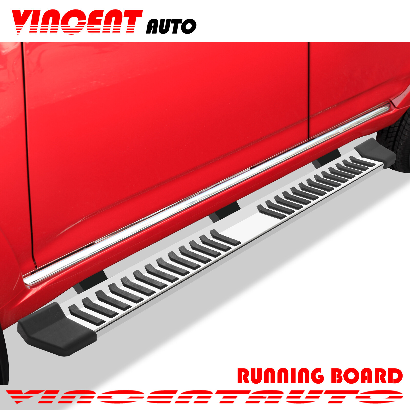 FIT 2017-2024 FORD F250 SUPERDUTY CREW CAB 6" RUNNING BOARD SIDE STEP NERF BAR V