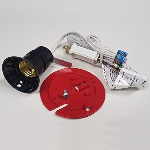 Blow Mold Replacement Light Kit Full size Socket General Foam ORIGINAL RED Cord