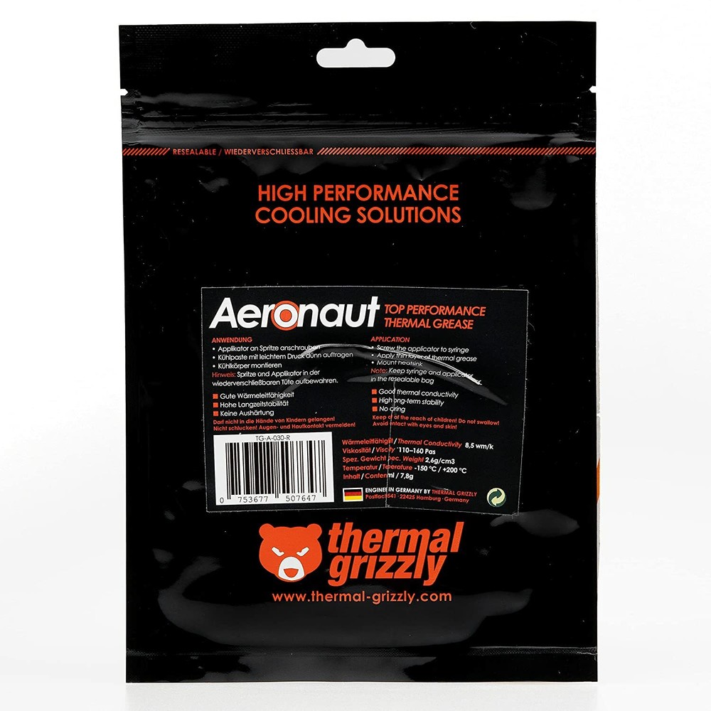 Thermal Grizzly - Aeronaut - High Performance Thermal Paste