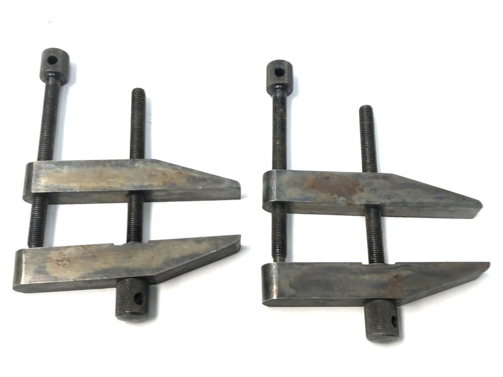 PAIR STARRETT 161E MACHINIST PARALLEL CLAMPS TOOL