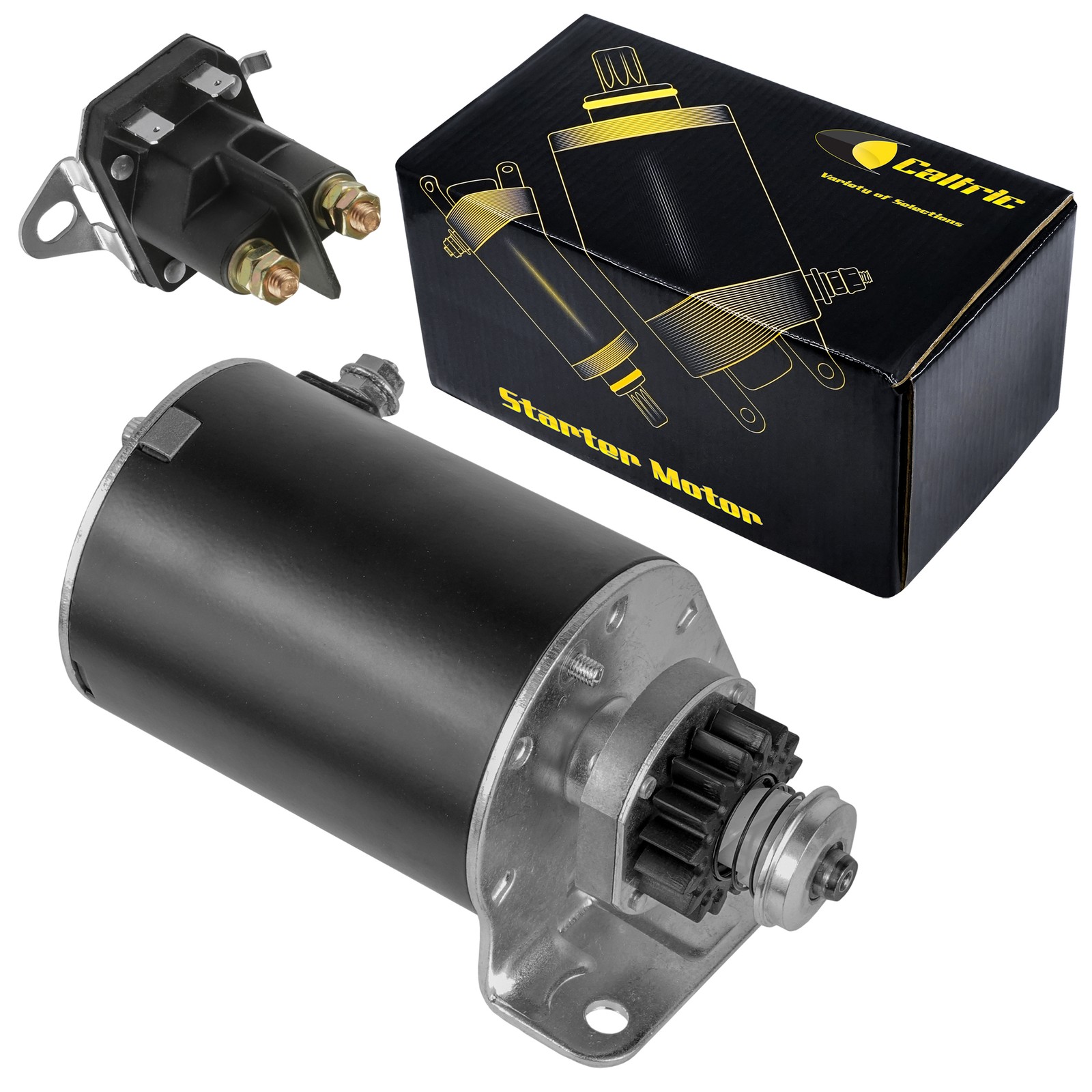 Starter & Solenoid for Husqvarna YTH2242 YTH2348 YTH22V42 YTH22V46