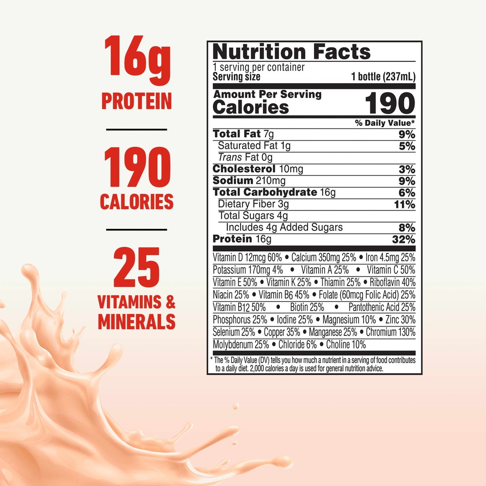 BOOST Glucose Control Nutritional Drink Protein Shakes,8 fl oz, 6 Pack