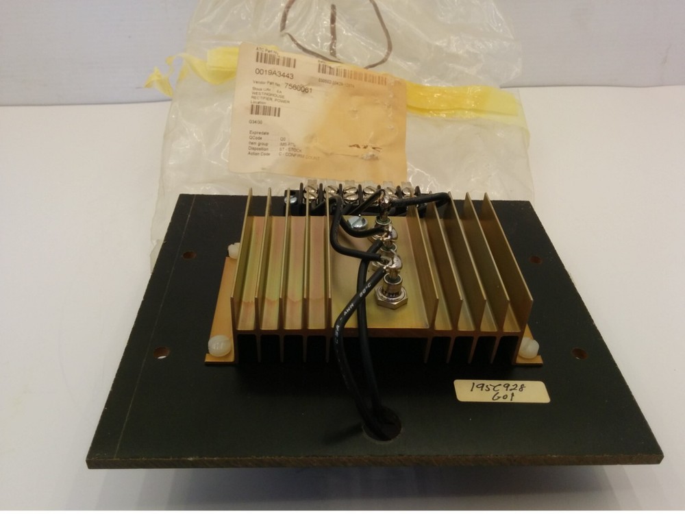 WESTINGHOUSE 7560061 RECTIFIER, 0019A3443, NNB