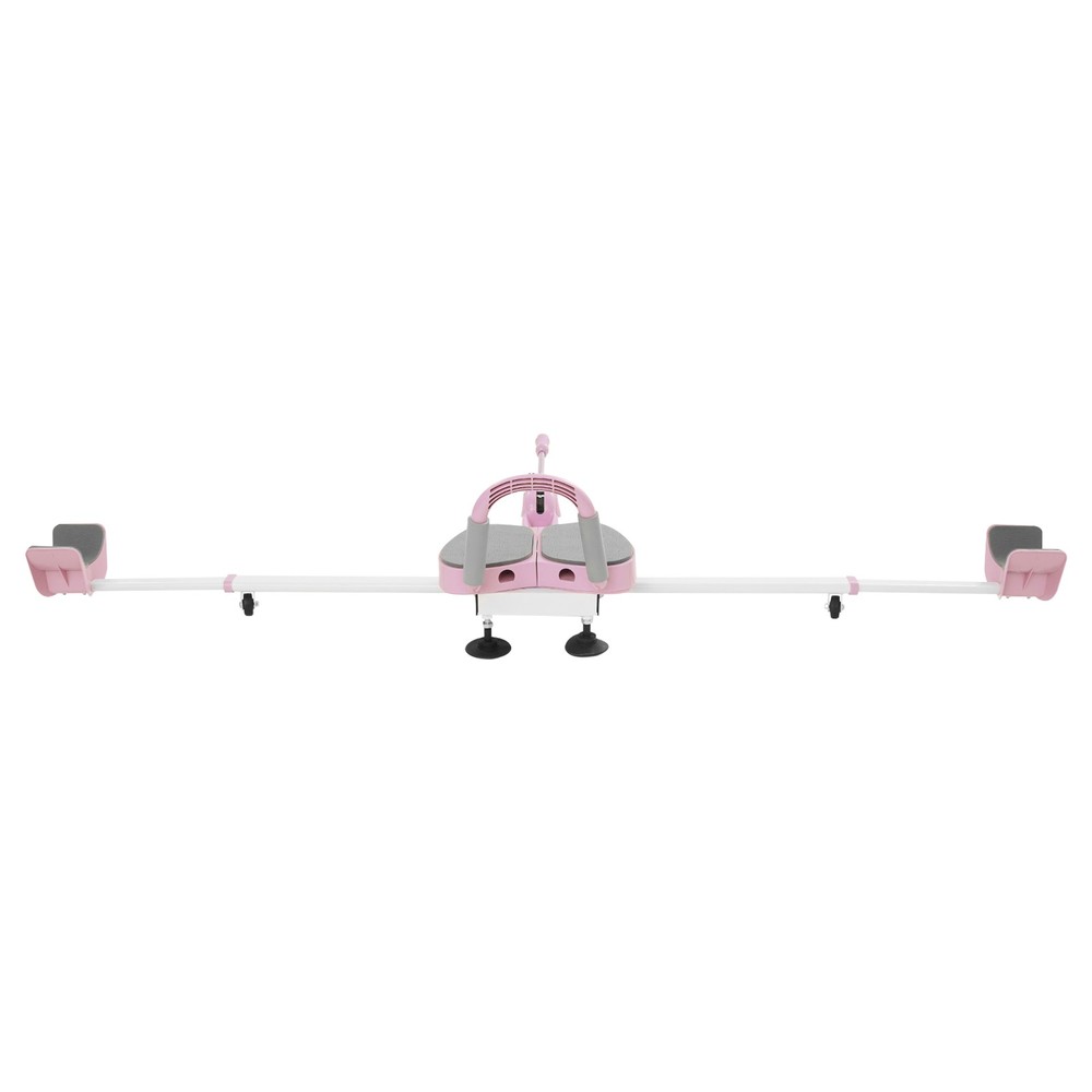 Adjustable Leg Stretcher for Flexibility and Exercise - Heavy Duty, Pink