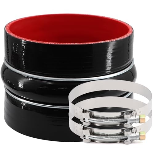 High Performance Straight Silicone Hump Coupler ID 5 Inch 4-Ply Reinforced ID5"