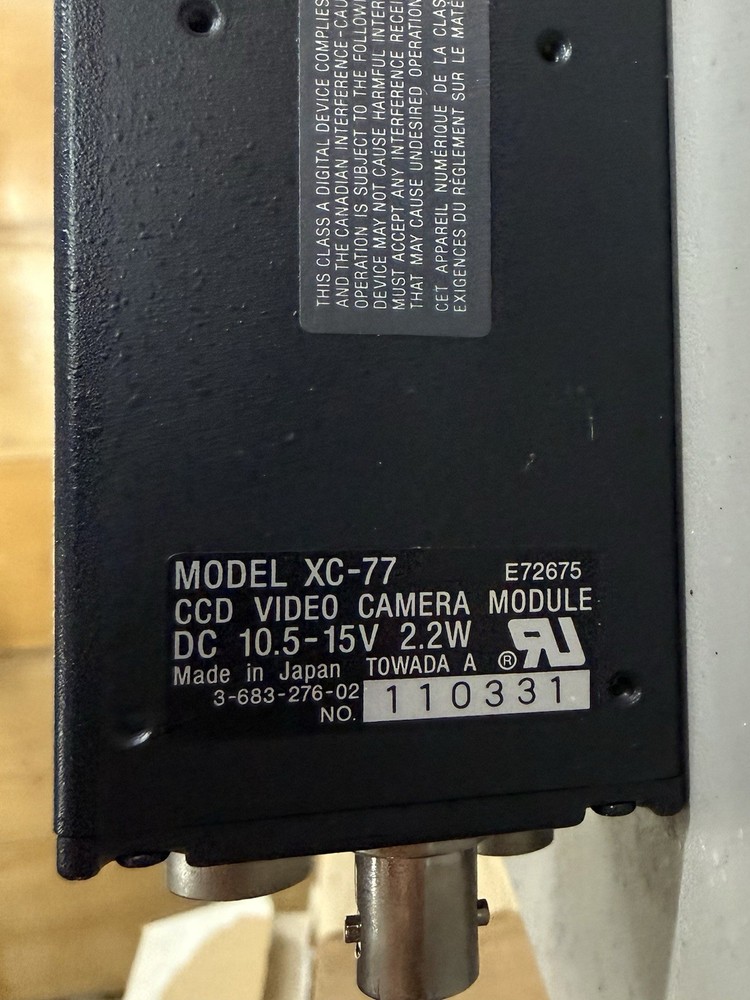 Hamamatsu C2400 CCD Camera System w/ ARGUS Image Processor, 2 Cameras, Cables