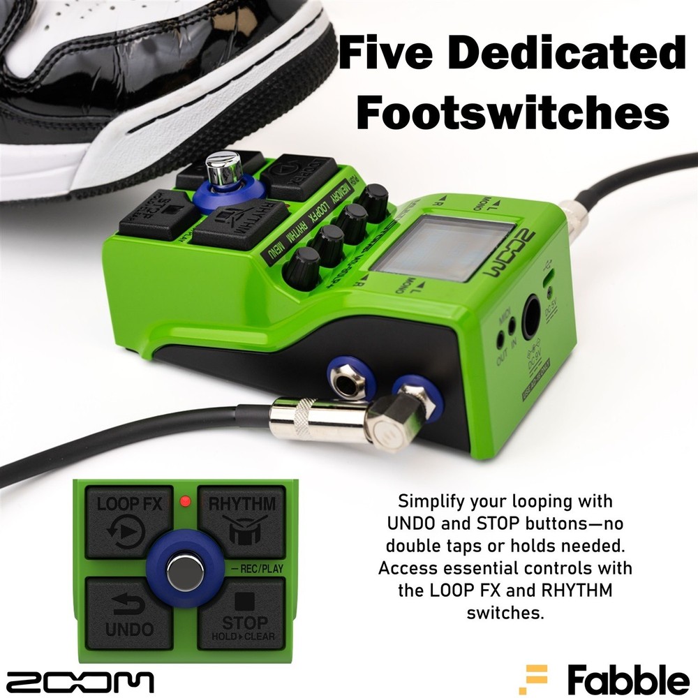 Zoom MS-90LP+ MultiStomp Looper Pedal Bundle