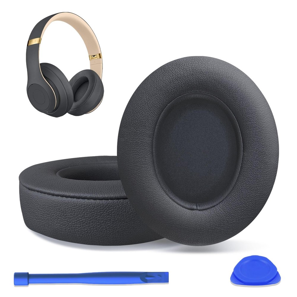 Replacement Ear Pads for Beats Studio 2 & 3 Wired & Shadow Gray