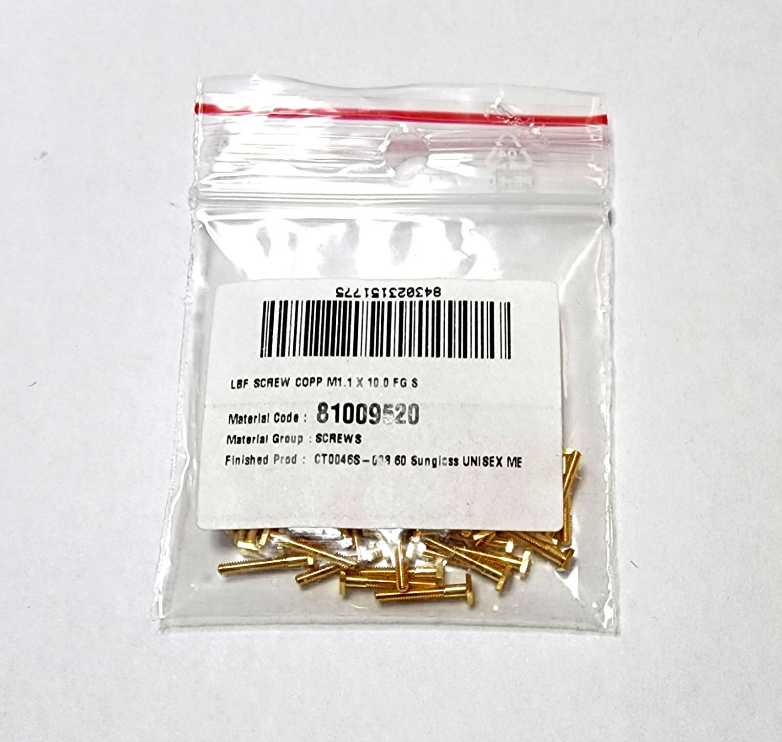NEW! Auth Cartier Square Screws - Small Size- Free Screwdriver