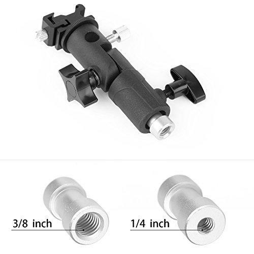 Camera Flash Speedlite Mount, ChromLives Professional Swivel Stand Light