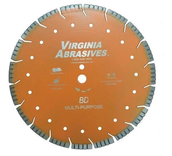 14" SAW BLADE ASPHALT & CONCRETE MULTI-PURPOSE - BD BASIC DIAMOND