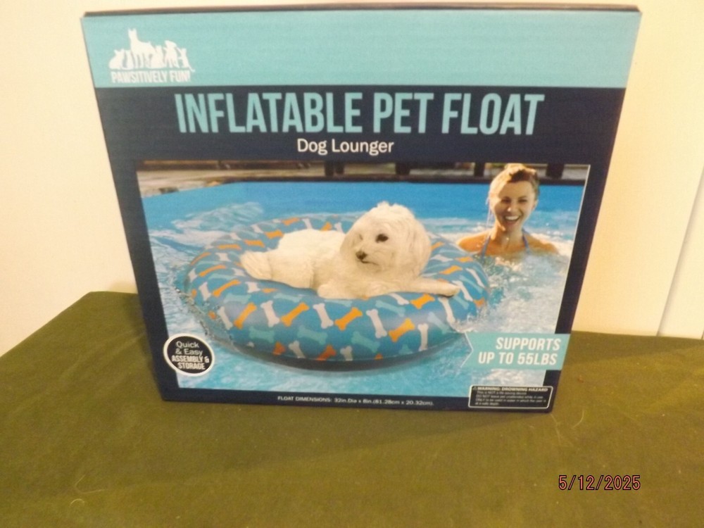 Inflatable Pet Float Dog Lounger NEW