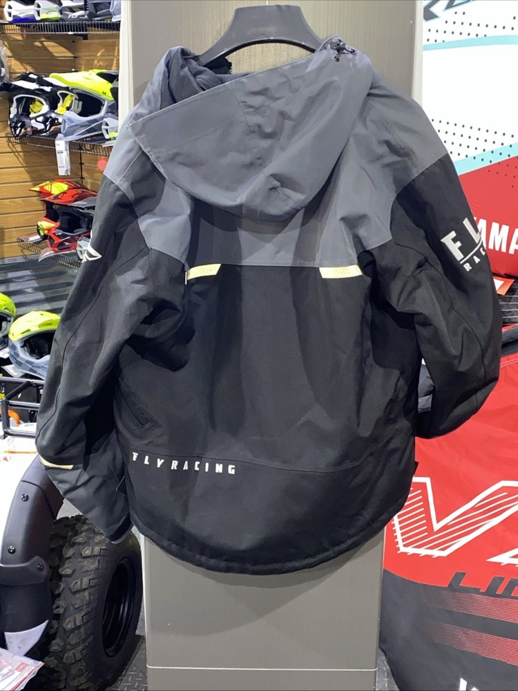 FLY RACING CARBON JACKET BLACK/GREY - 470-4130M