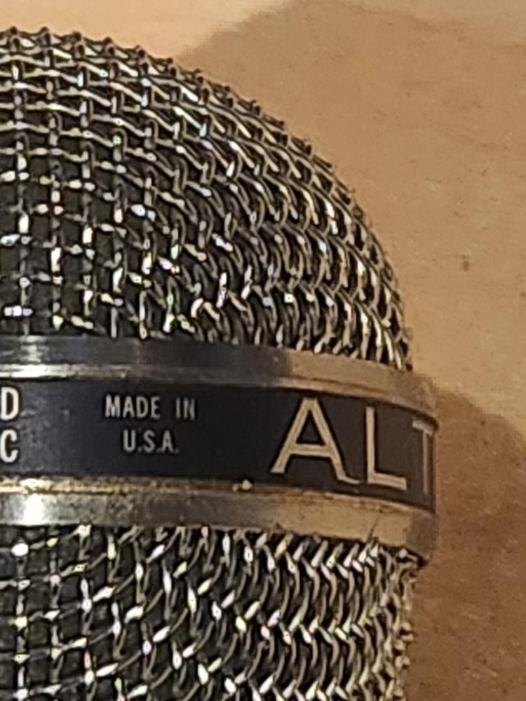 VINTAGE ALTEC LANSING MICROPHONE MODEL 650B (TESTED)