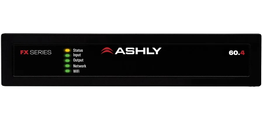 Ashly FX60.4 1/2-Rack Compact 4-Channel Power Amplifier with DSP