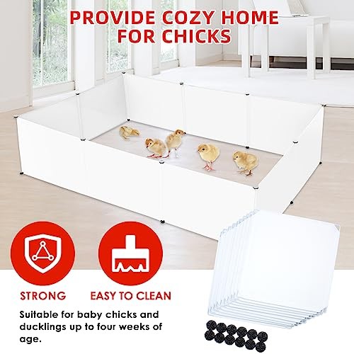 with Chick Perch,flip Top Poultry Feeder, 1l Chick Brooder Box Starter Kit