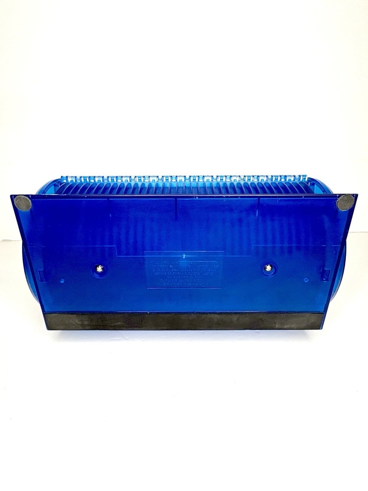 DiscSelect 80 by Discgear Blue CD's DVD's Storage Case w/ Handle & Index ROMdex