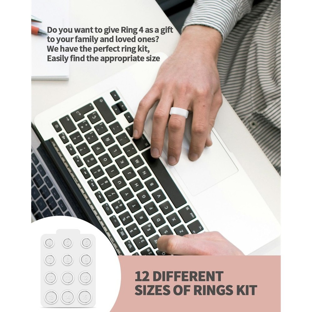 -Sizing Kit for Precise Fit (Sizes 4-15) -Professional Finger Measuring9746