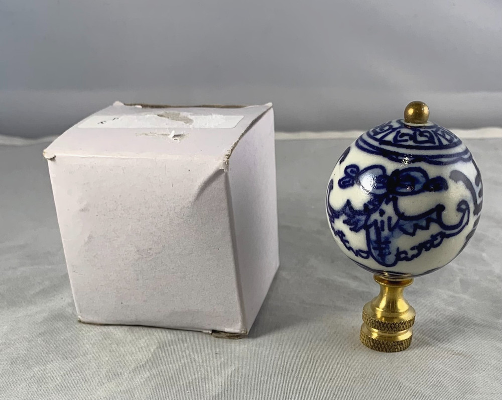 PROSPERITY BLUE AND WHITE FINIAL