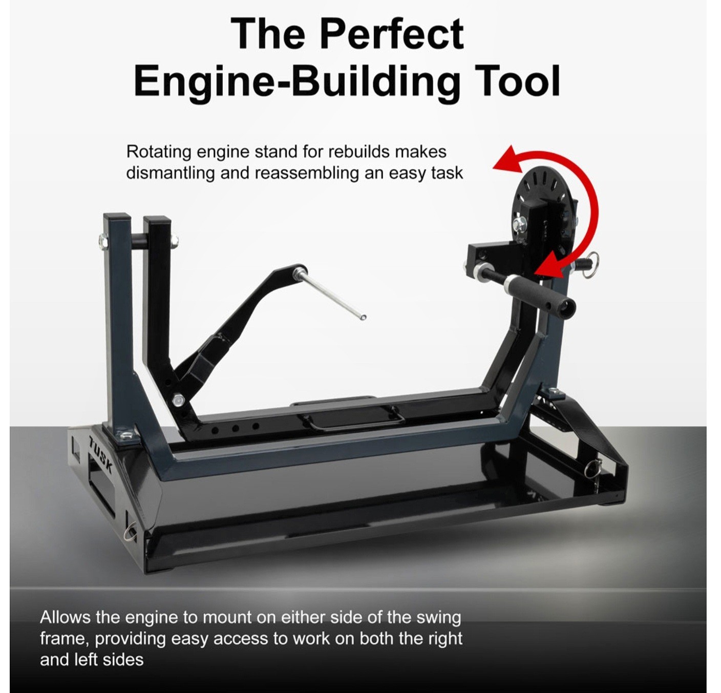 Tusk Motorcycle Engine Rebuild Rotary Stand Dirt Bike ATV Motocross Rotating