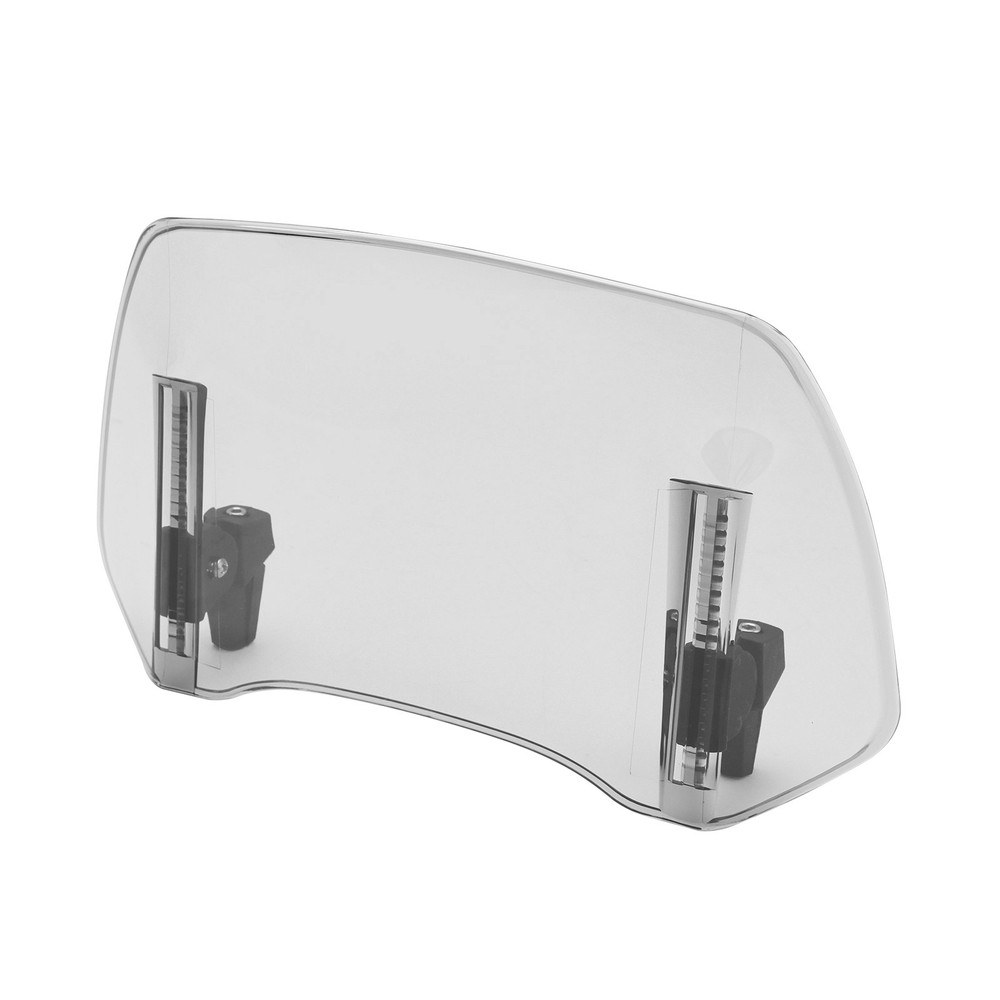 Universal Adjustable Windshield Clip On Wind Screen Deflector Extension Spoiler#