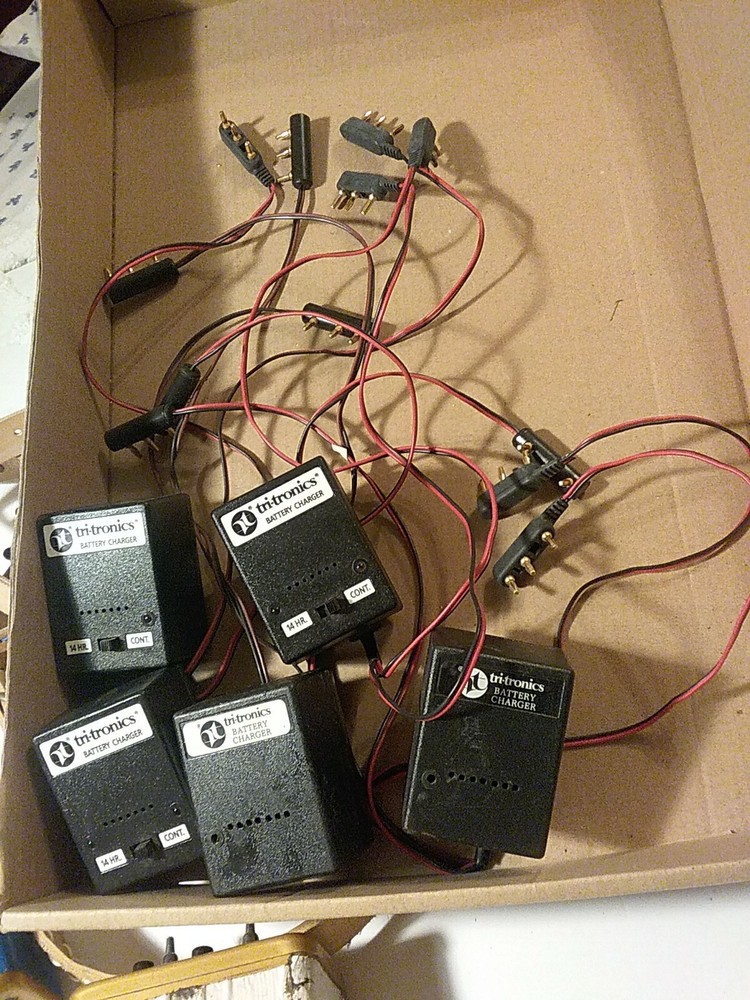 Huge Vintage Tri Tronics Shock Collars Dog Training Set