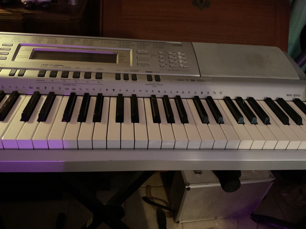 casio wk210 76 key workstation loaded has it all nice rig