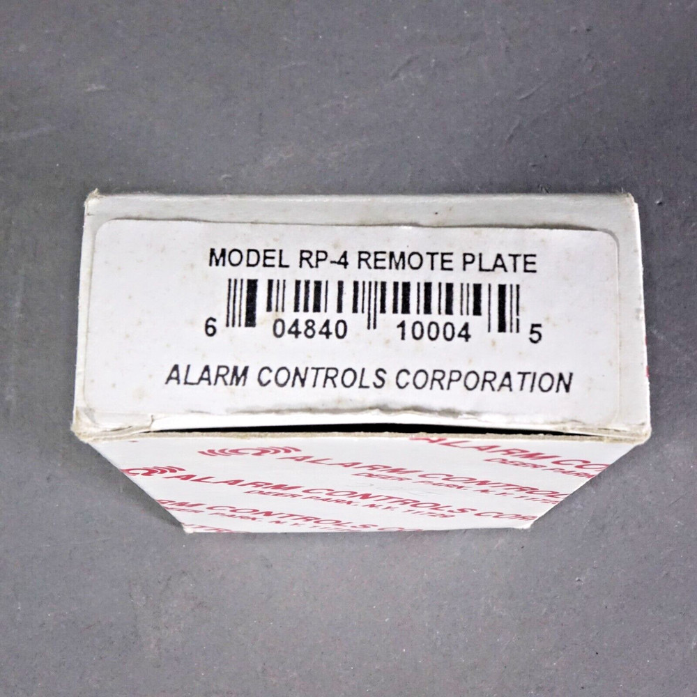 Alarm Controls RP-4 Remote Plate