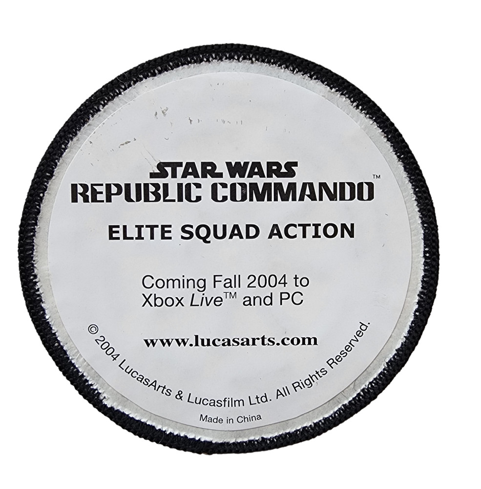 Iron On Patch featuring Star Wars Republic Commando 2004 Elite Squad Action NEW