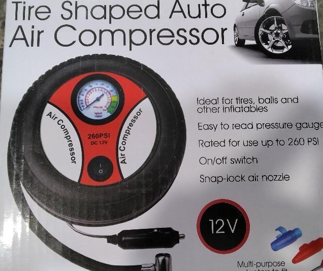 12V Shaped Car Inflator Portable Multi Purpose