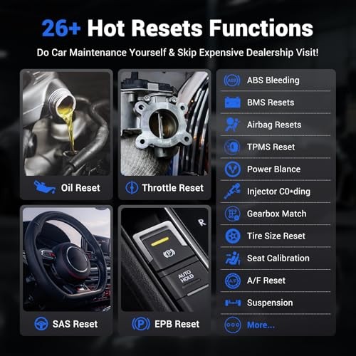 OBD2 Scanner Bluetooth D200, Bidirectional Scan Tool - Lifetime Free Updates,