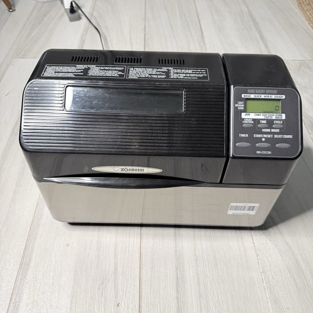 Zojirushi Supreme Breadmaker BB-CEC20BA *USED