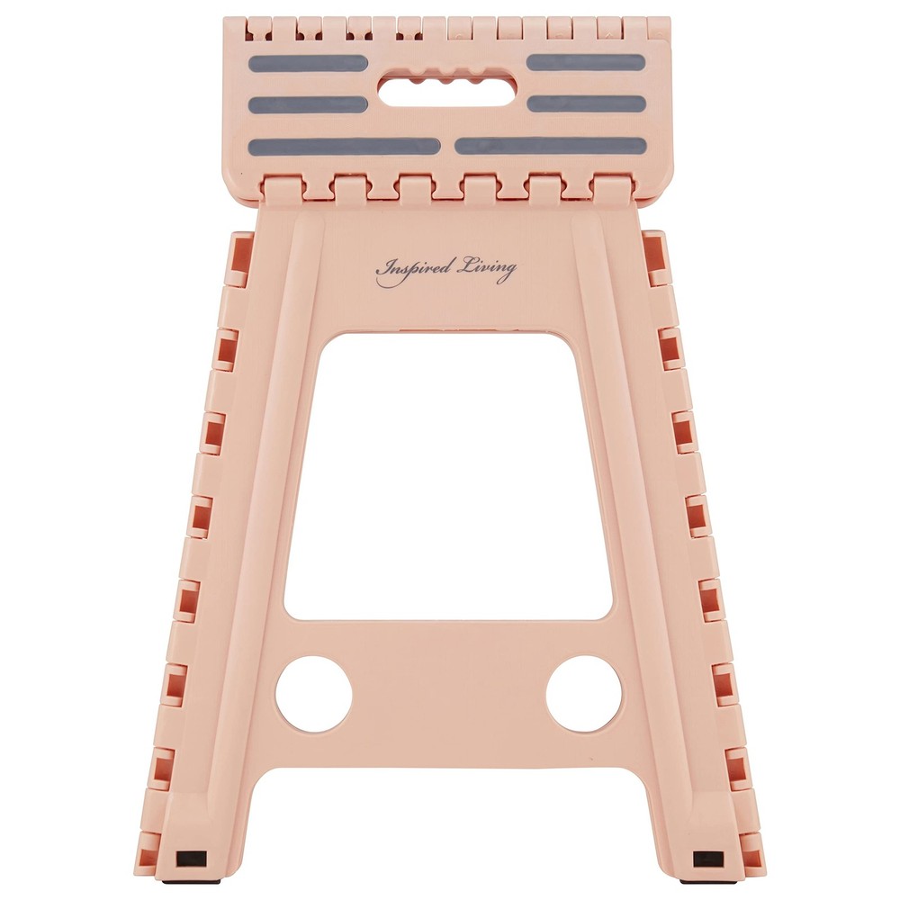 18" Step Stool, Folding Step Stools for Adults, Plastic Foldable Step Stools ...