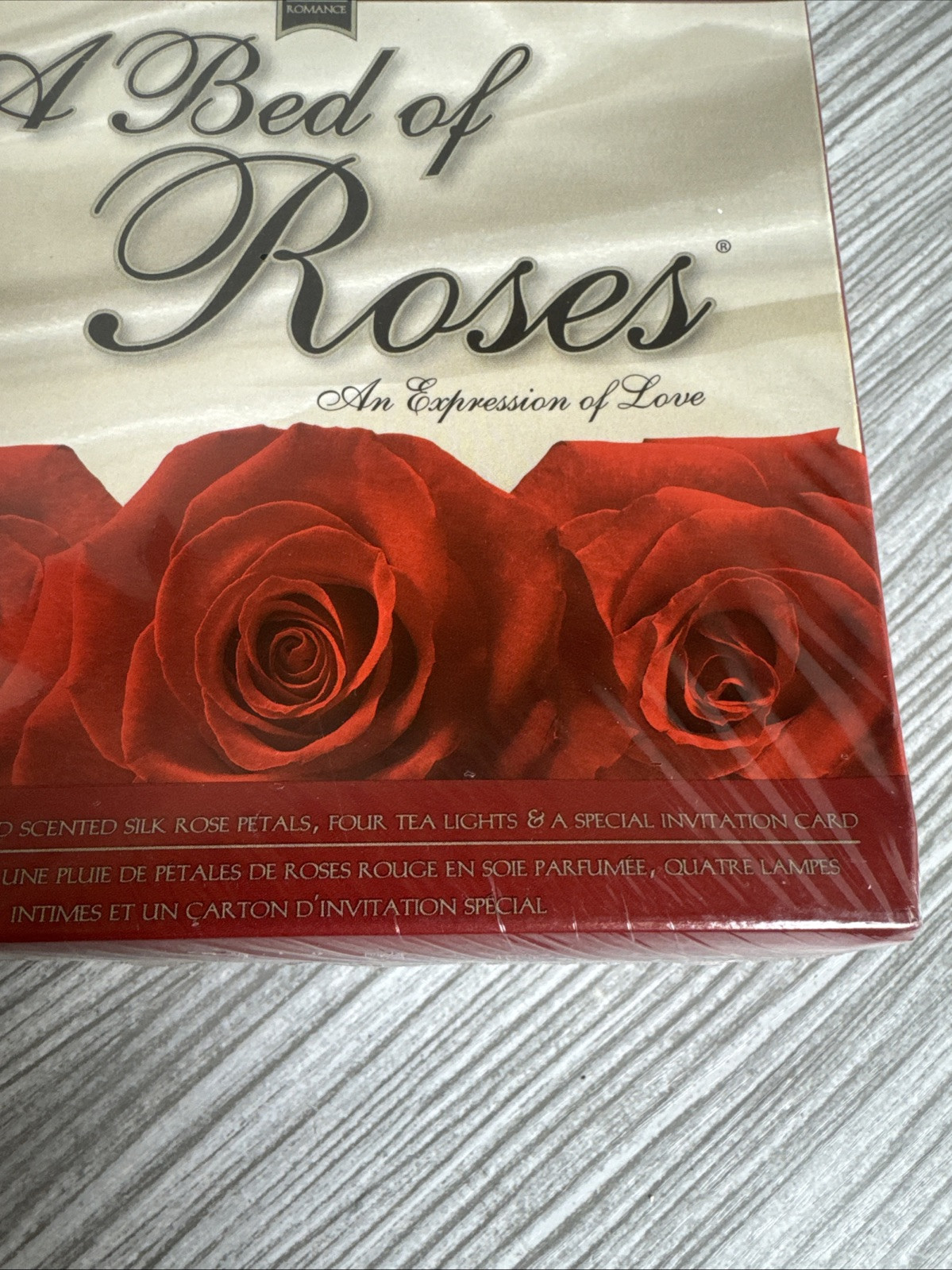 Lover's Choice A Bed Of Roses Romance Kit Rose Petals, Tea Lights & Invite NEW