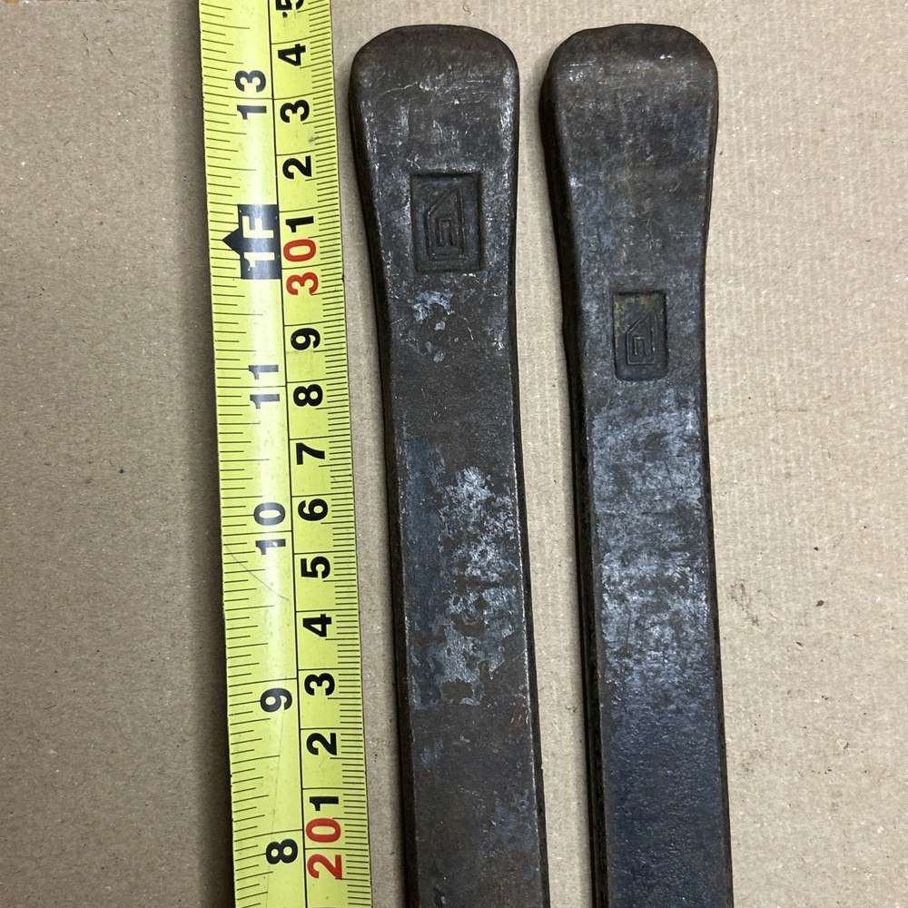 2 Vintage Tyre Levers Pry Bars