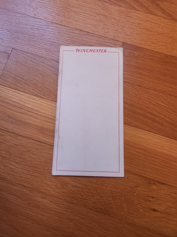 Original Vintage WINCHESTER Model 61 Manual