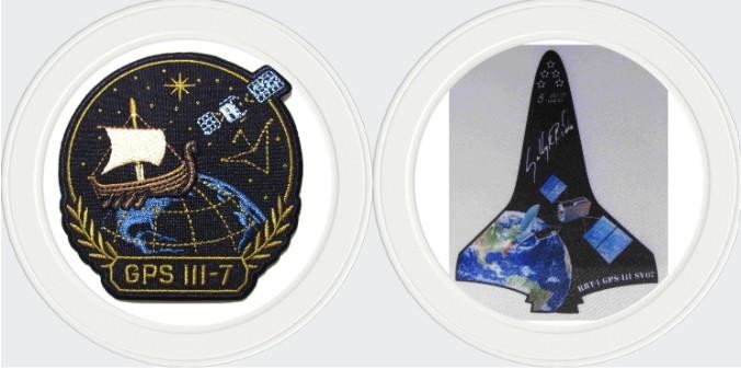 GPS III-7 GLOBAL POSITIONING SATELLITE SPACE MISSION TOKEN COIN MEDALLION