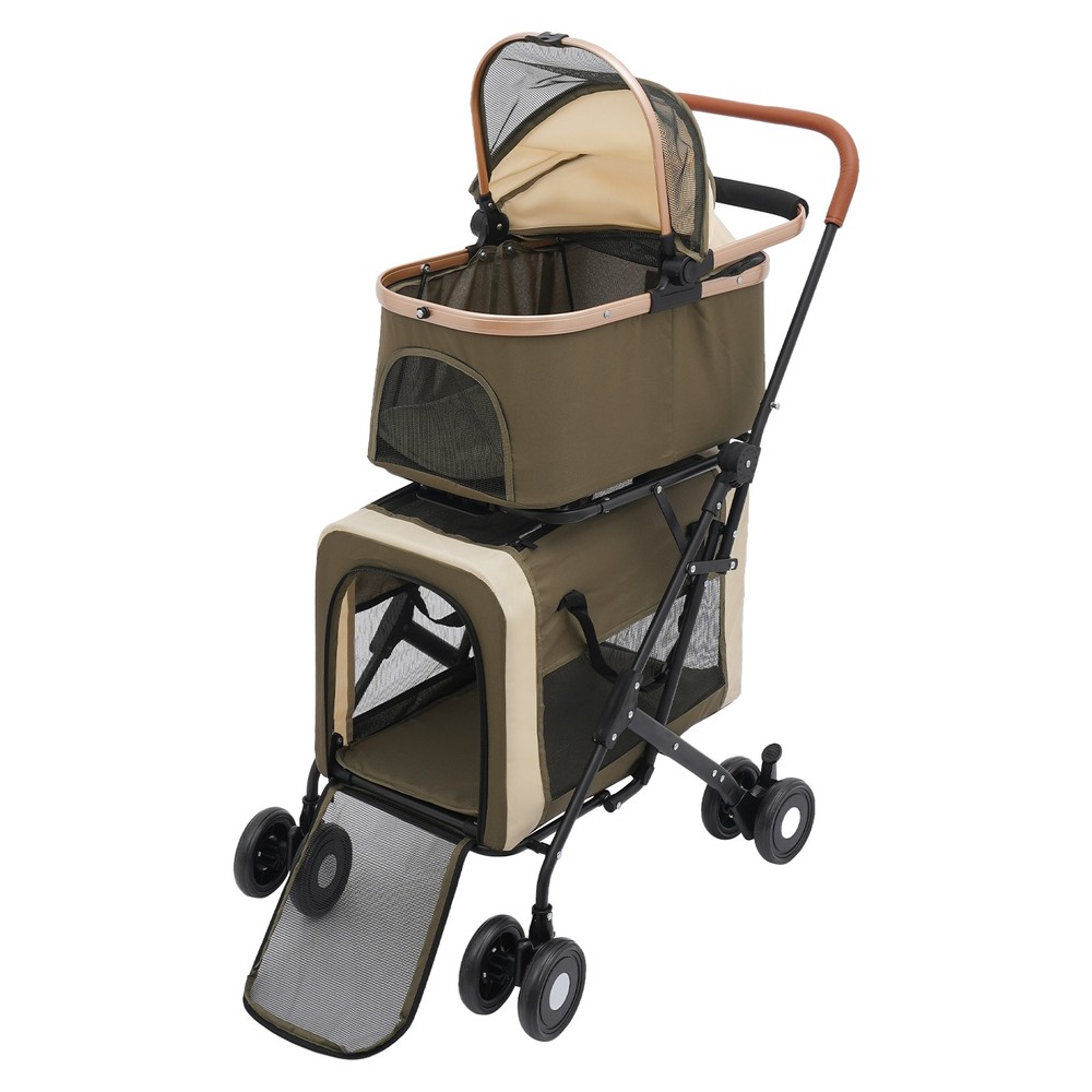 Dog & Cat Stroller Foldable Pet Stroller Foldable Pet Stroller for Small Dogs