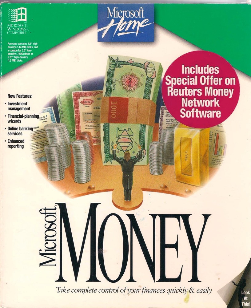 MICROSOFT MONEY  2- 1.4 DISK