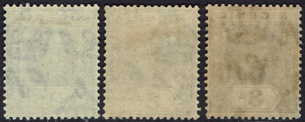 NIGERIA 1921 KGV 2½D - 3D WMK MULTI SCRIPT CA