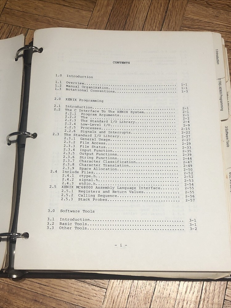 Vintage TRS-80 TRS-Xenix Model 16 Multi-User BASIC Interpreter Manuals - 26-6041